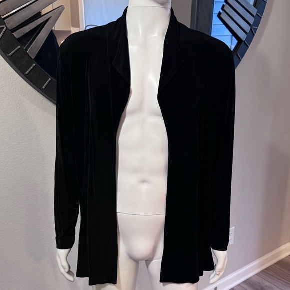 Chico's Sweaters - Chico's Black Open-Front Cardigan